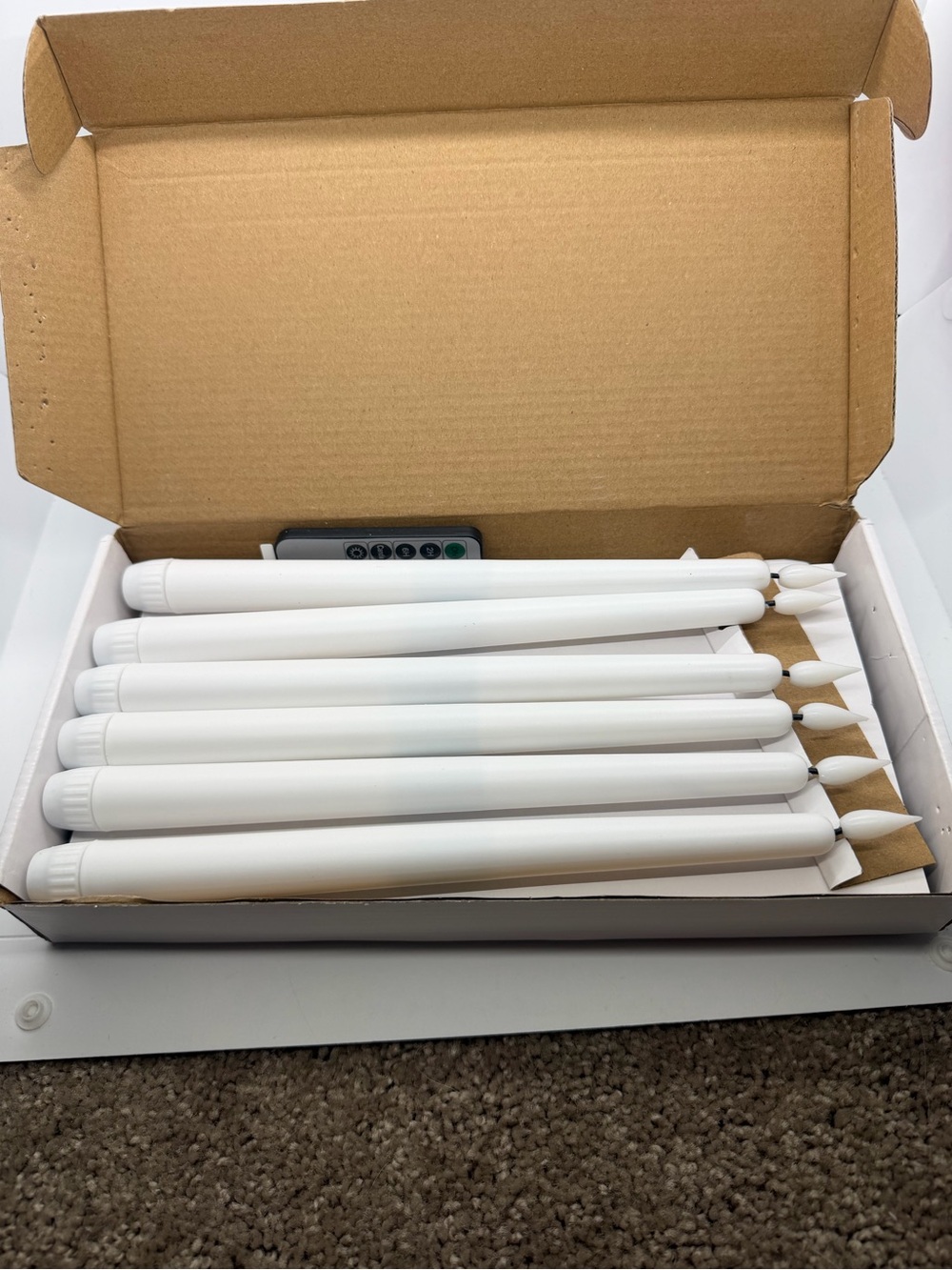LED Flameless Candles 12 Piece Battery Operated
